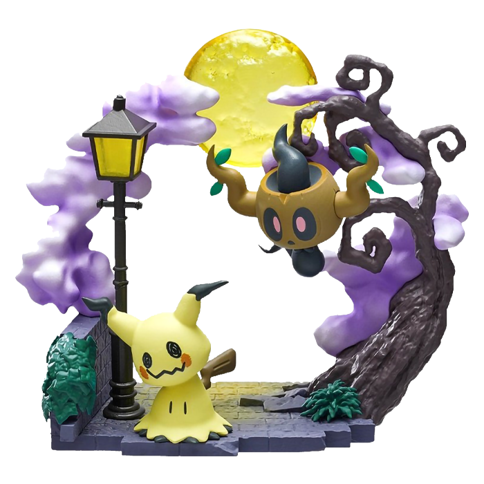 Re-Ment Circular Diorama 2 - Mimikyu & Phantump