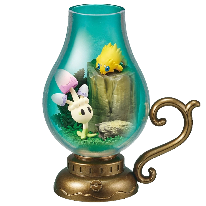 Re-Ment Lantern Diorama - Morelull & Joltik