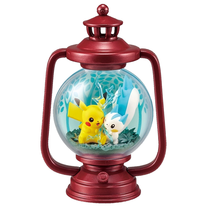 Re-Ment Lantern Diorama - Pikachu & Pachirisu