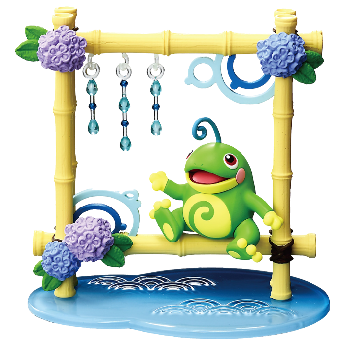 Re-Ment Fluffy Flowy Decoration - Politoed