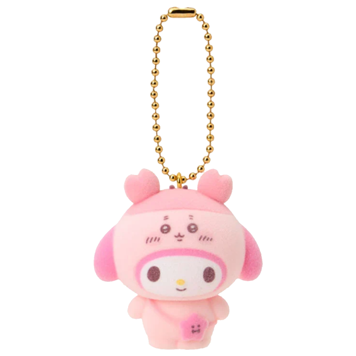 Sanrio x Chiikawa - Keychain Flocked - My Melody