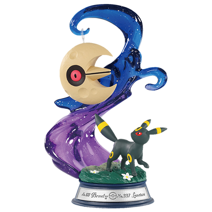 Re-Ment Swing Vignette 4 - Umbreon & Lunatone